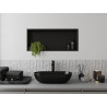 Mexen X-Wall-R niche shelf with flange 75 x 30 cm, black - 1970753010