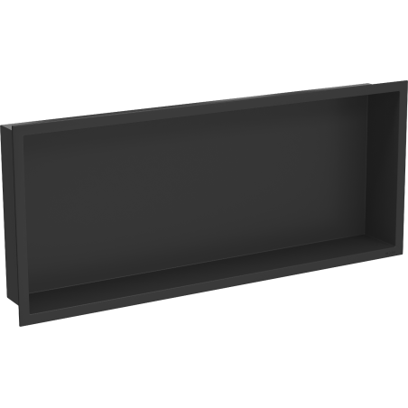 Mexen X-Wall-R recessed shelf with flange 75 x 30 cm, black - 1970753010