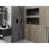 Mexen X-Wall-R niche shelf with flange 75 x 30 cm, black - 1970753010