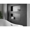 Mexen X-Wall-R niche shelf with flange 75 x 30 cm, black - 1970753010