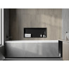 Mexen X-Wall-R niche shelf with flange 75 x 30 cm, black - 1970753010