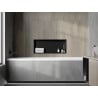 Mexen X-Wall-R recessed shelf with flange 75 x 30 cm, black - 1970753010