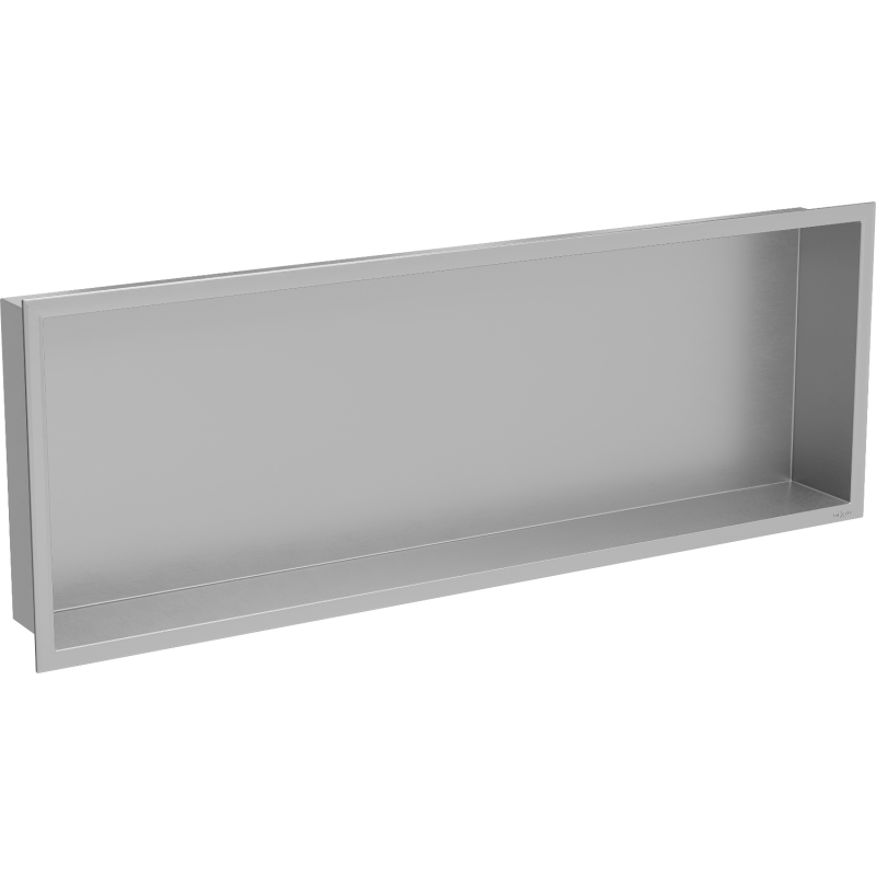 Mexen X-Wall-R recessed shelf with flange 90 x 30 cm, inox - 1910903010