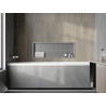 Mexen X-Wall-R niche shelf with flange 90 x 30 cm, inox - 1910903010