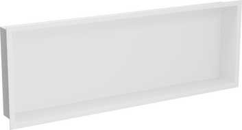 Mexen X-Wall-R shower niche with flange 90 x 30 cm, White - 1920903010