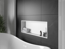 Mexen X-Wall-R niche shelf with flange 90 x 30 cm, white - 1920903010