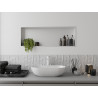 Mexen X-Wall-R niche shelf with flange 90 x 30 cm, white - 1920903010