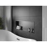 Mexen X-Wall-R recessed shelf with flange 90 x 30 cm, black - 1970903010