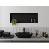 Mexen X-Wall-R niche shelf with flange 90 x 30 cm, black - 1970903010