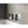 Mexen X-Wall-R niche shelf with flange and shelf 90 x 30 cm, inox - 1910903010S