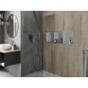Mexen X-Wall-R recessed shelf with flange and shelf 90 x 30 cm, inox - 1910903010S