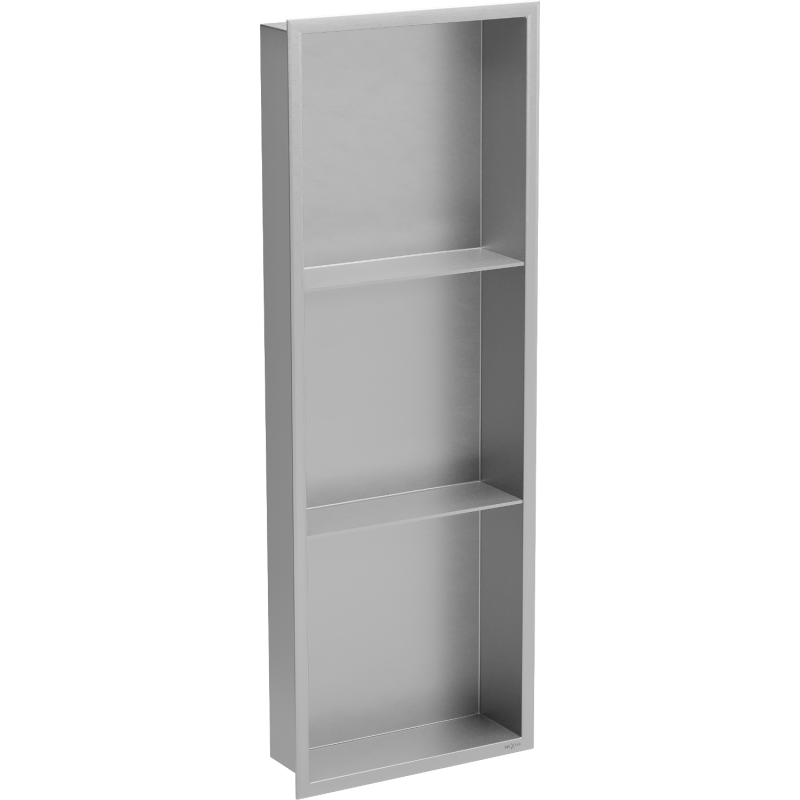 Mexen X-Wall-R niche shelf with flange and shelf 90 x 30 cm, inox - 1910903010S