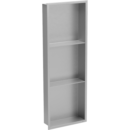 Mexen X-Wall-R shower niche with flange and shelf 90 x 30 cm, inox - 1910903010S
