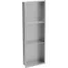 Mexen X-Wall-R recessed shelf with flange and shelf 90 x 30 cm, inox - 1910903010S