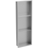 Mexen X-Wall-R shower niche with flange and shelf 90 x 30 cm, inox - 1910903010S