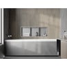Mexen X-Wall-R recessed shelf with flange and shelf 90 x 30 cm, inox - 1910903010S