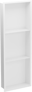 Mexen X-Wall-R shower niche with flange and shelf 90 x 30 cm, White - 1920903010S