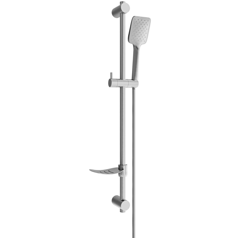 Mexen DF62 sliding shower set, brushed gun gray - 785624582-66