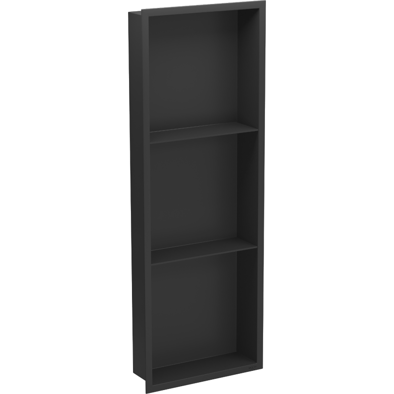 Mexen X-Wall-R recessed shelf with frame and shelf 90 x 30 cm, black - 1970903010S