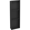 Mexen X-Wall-R niche shelf with flange and shelf 90 x 30 cm, black - 1970903010S