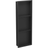 Mexen X-Wall-R recessed shelf with flange and shelf 90 x 30 cm, black - 1970903010S