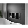Mexen X-Wall-R niche shelf with flange and shelf 90 x 30 cm, black - 1970903010S