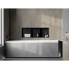 Mexen X-Wall-R niche shelf with flange and shelf 90 x 30 cm, black - 1970903010S