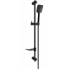 Mexen DF62 sliding shower set, Black - 785624582-70