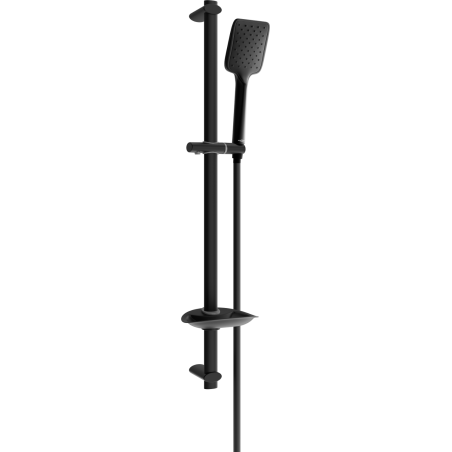 Mexen DB62 sliding shower set, Black - 785624584-70