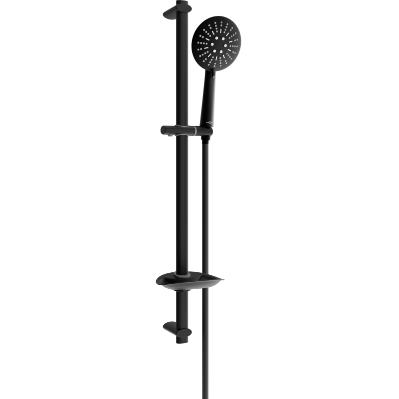 Mexen DB67 sliding shower set, Black - 785674584-70