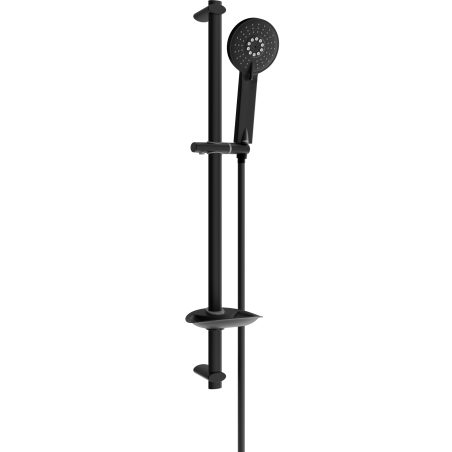 Mexen DB40 sliding shower set, black - 785404584-70