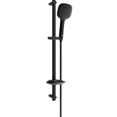 Mexen DB33 sliding shower set, Black - 785334584-70