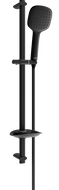 Mexen DB33 sliding shower set, Black - 785334584-70