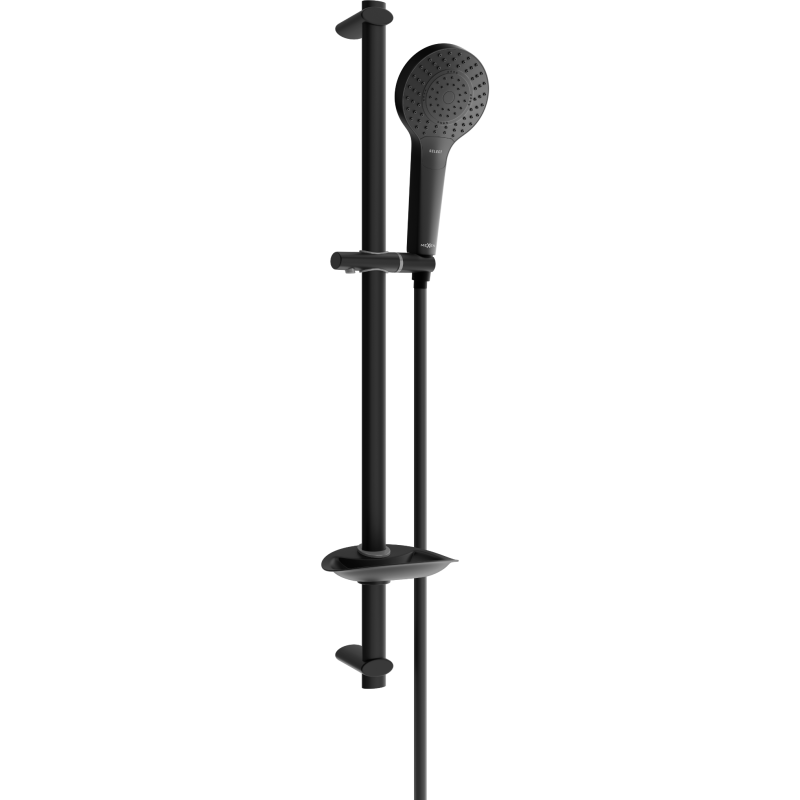 Mexen DB05 sliding shower set, Black - 785054584-70