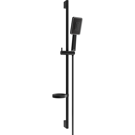 Mexen DS54 sliding shower set, Black - 785544583-71