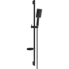 Mexen DS54 slidable shower set, black - 785544583-71