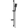 Mexen DS54 sliding shower rail set, black - 785544583-71