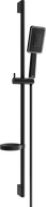Mexen DS54 sliding shower rail set, black - 785544583-71