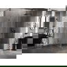 Mexen Lunar-B right opening shower cabin 80 x 80 cm, transparent, brushed gun gray - 832-080-080-66-00-P