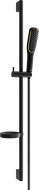 Mexen DS49 sliding shower set, Black - 785494583-75