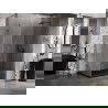 Mexen Lunar-B right-hinged shower cabin 90 x 80 cm, transparent, brushed gun gray - 832-090-080-66-00-P