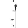 Mexen DS75 sliding shower set, Black - 785754583-70