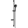 Mexen DS74 sliding shower rail set, black - 785744583-70