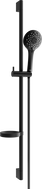 Mexen DS74 sliding shower rail set, black - 785744583-70