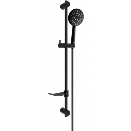Mexen DF67 sliding shower set, Black - 785674582-70