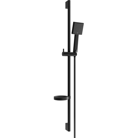 Mexen DS45 sliding shower set, Black - 785454583-70