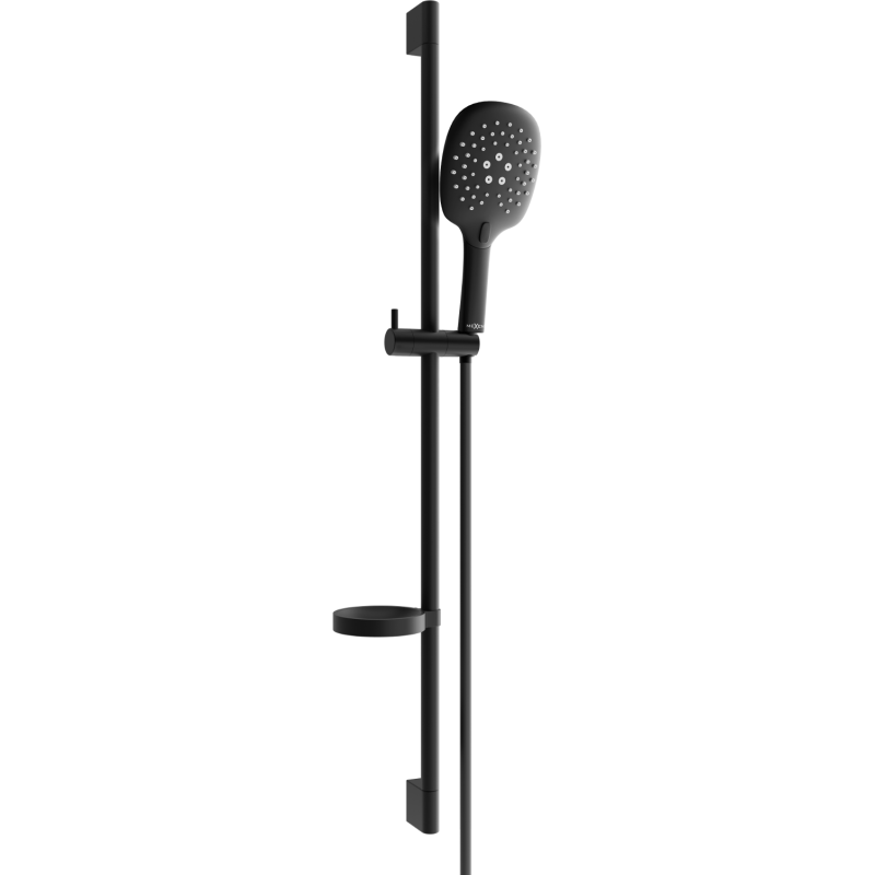 Mexen DS22 sliding shower set, Black - 785224583-70
