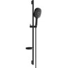 Mexen DS22 sliding shower set, Black - 785224583-70