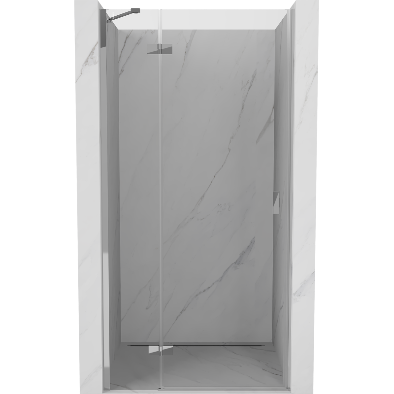 Mexen Mist-H left swing shower door 90 cm, transparent, chrome - 8A5-090-000-01-00-L