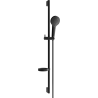 Mexen DS05 sliding shower set, Black - 785054583-70